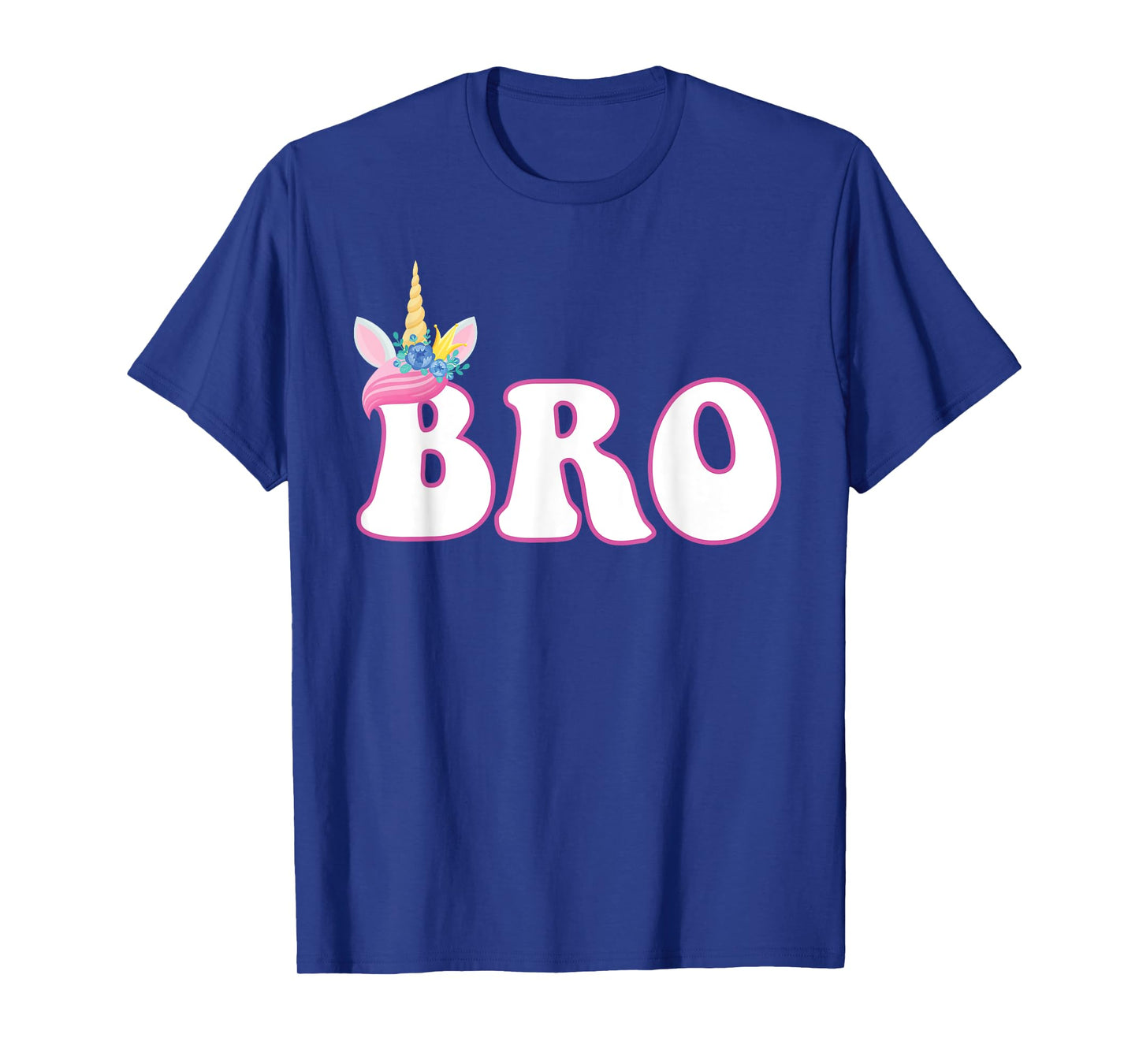 Bro Unicorn Birthday Party Brother Matching Family T-Shirt