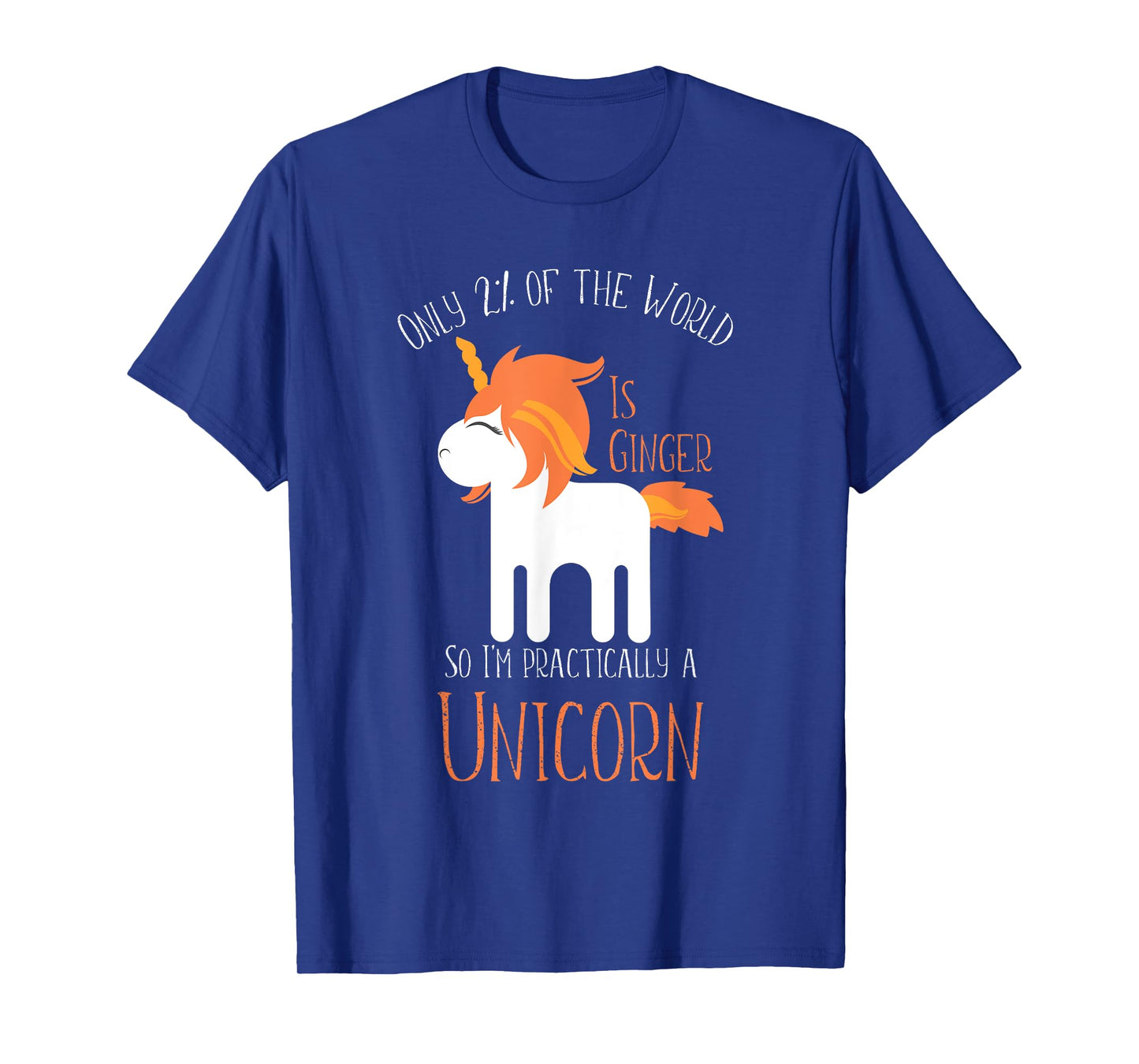 Funny Redheads Tshirt for Women and Kids Ginger Unicorn T-Shirt