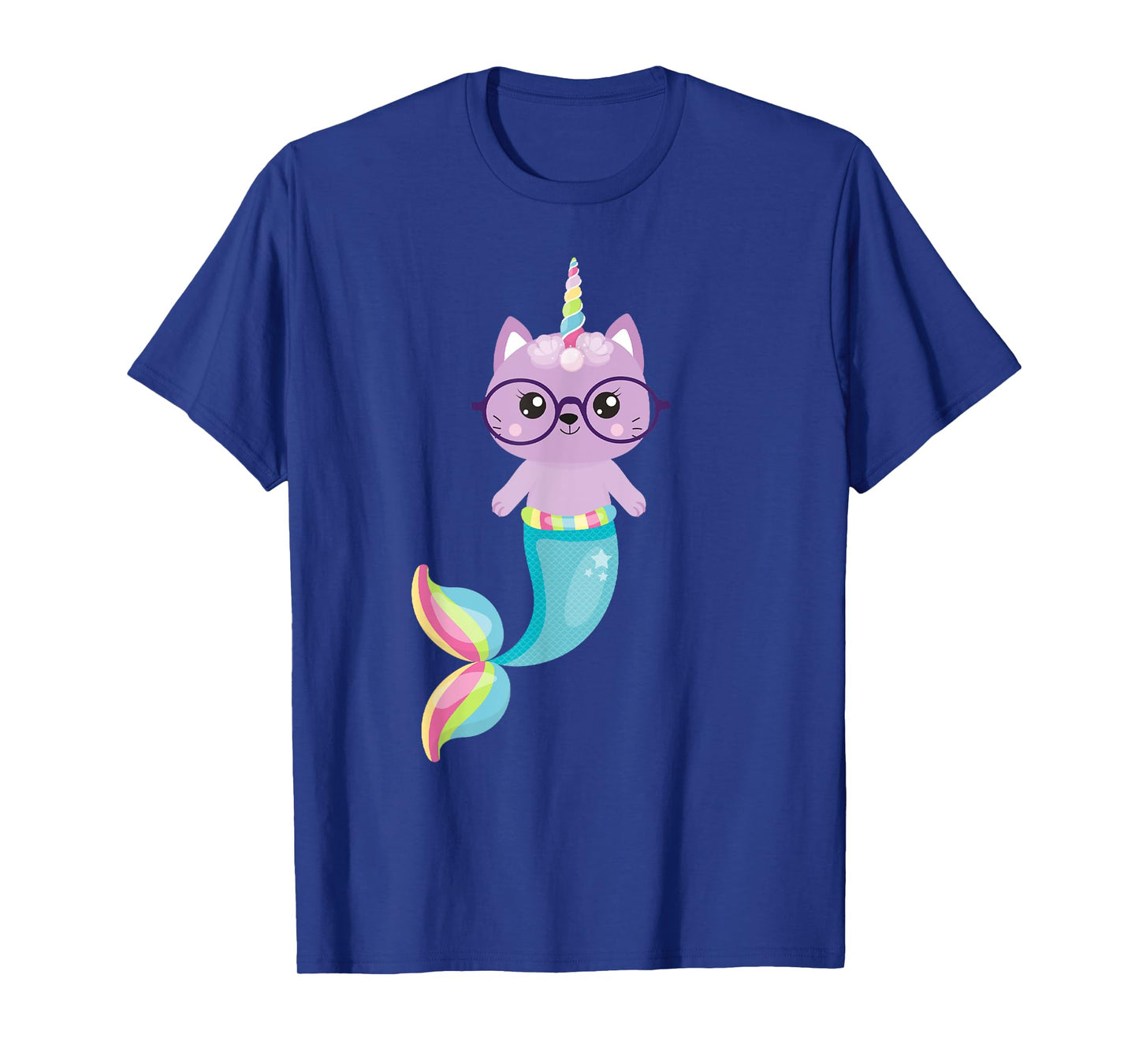 Caticorn Mermaid Unicorn Cat T-Shirt