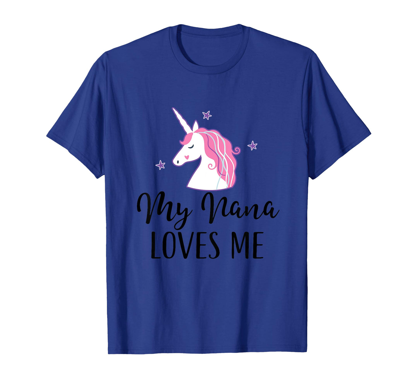 My Nana Loves Me Girl Unicorn T-Shirt