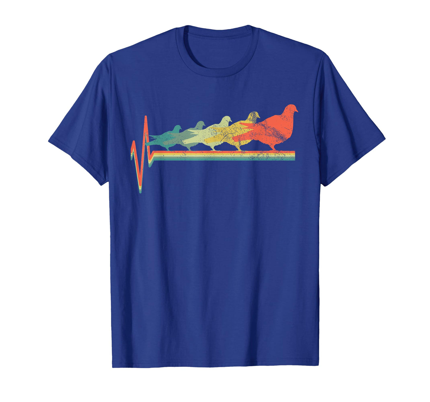 Bird Doves Pidgeon Heartbeat Gift Vintage T-Shirt