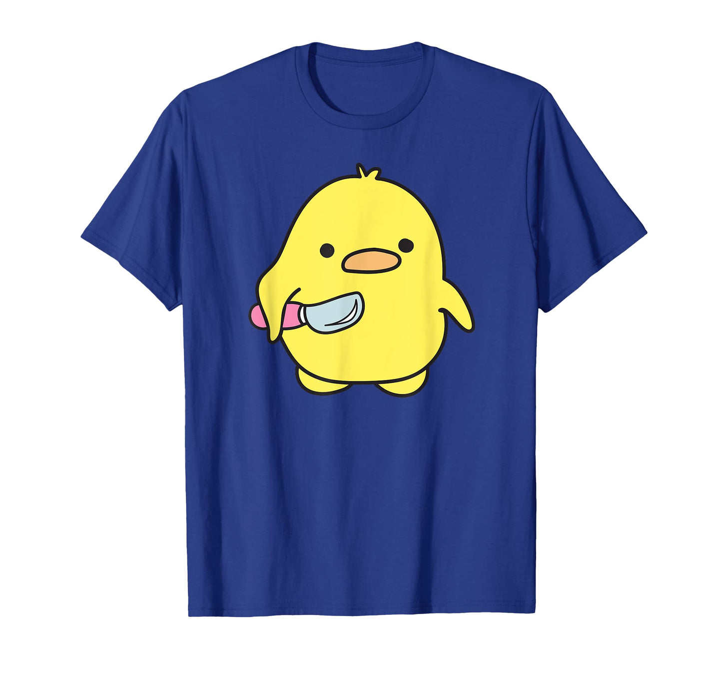 Funny Cute Baby Chicken With Knife Meme T-Shirt