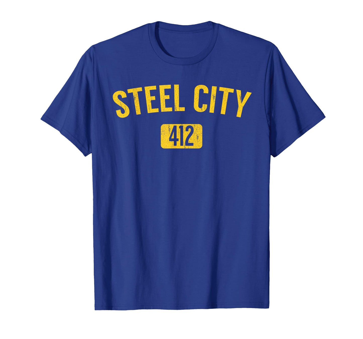Pittsburgh Pennsylvania Steel City Black and Gold T Shirt T-Shirt
