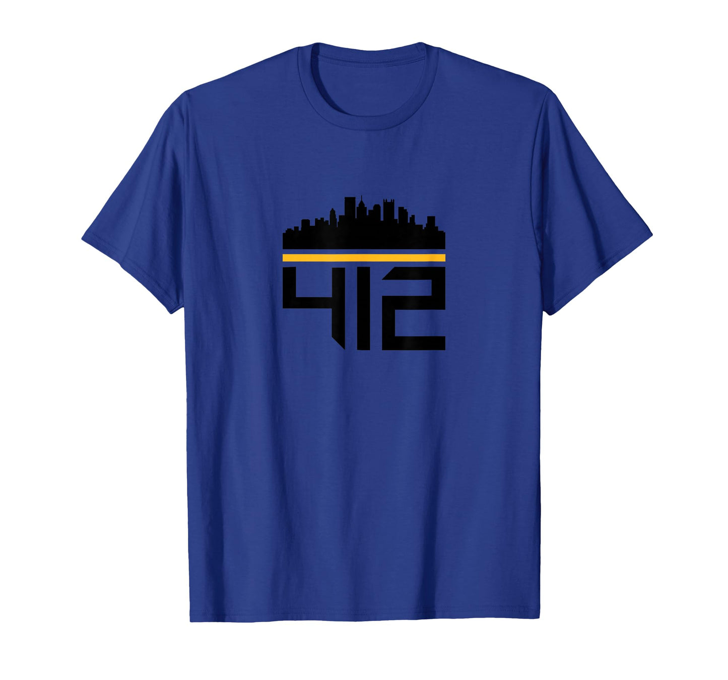 Pittsburgh Skyline 412 Design Men Women T-Shirt