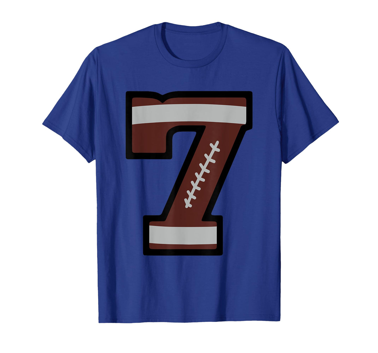 Number #7 Football Number T-Shirt