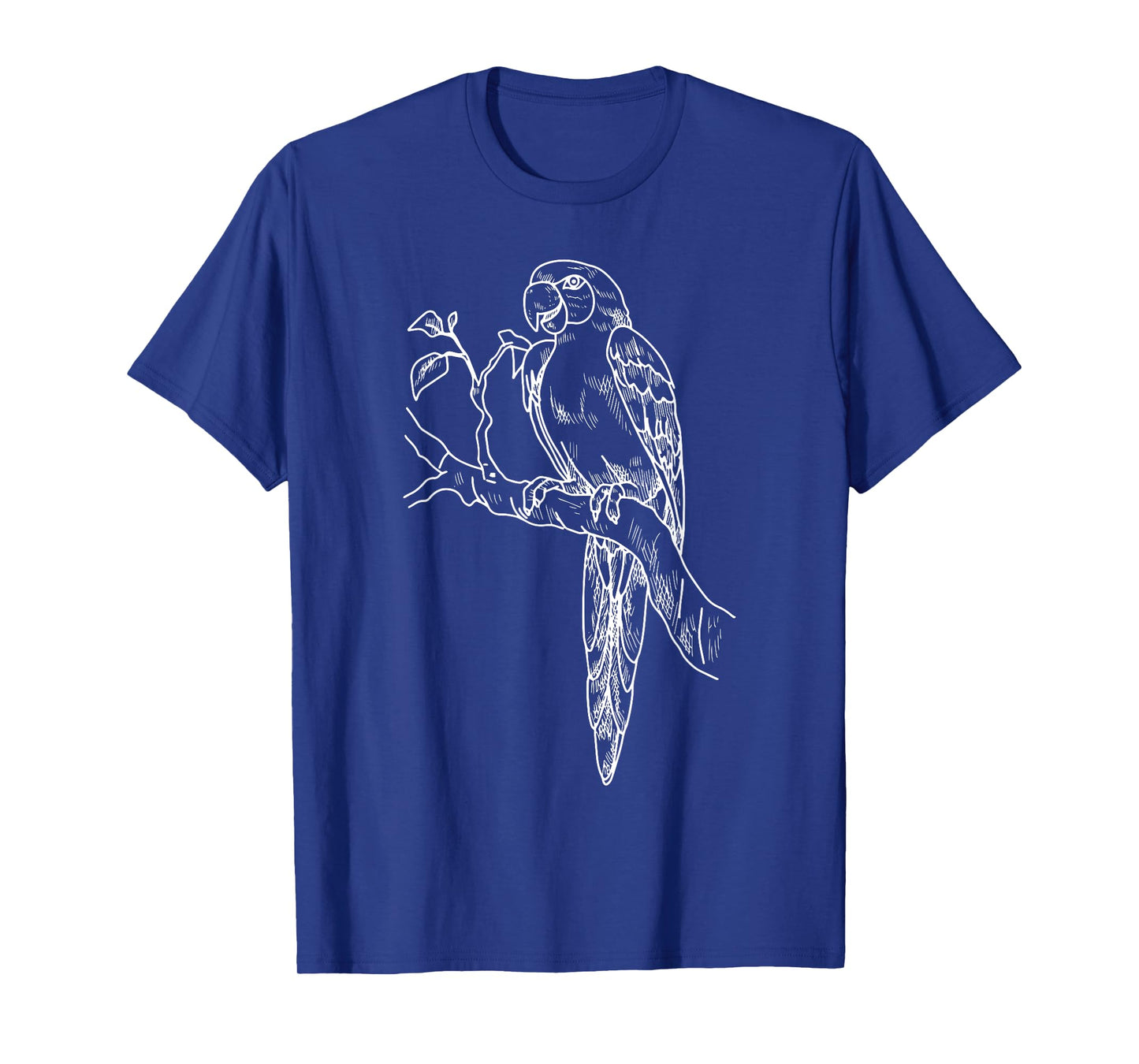 Parrot Bird Vintage Distressed Retro Style Silhouette 70s T-Shirt