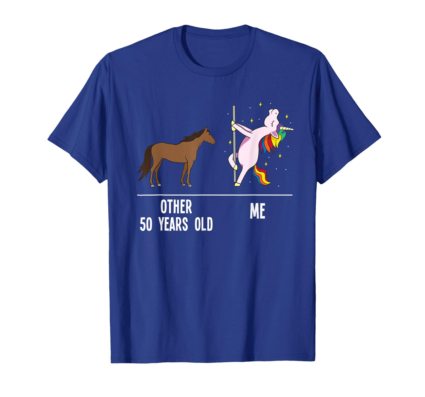 50th Birthday Unicorn Funny 50 Years Old Other Me Women T-Shirt
