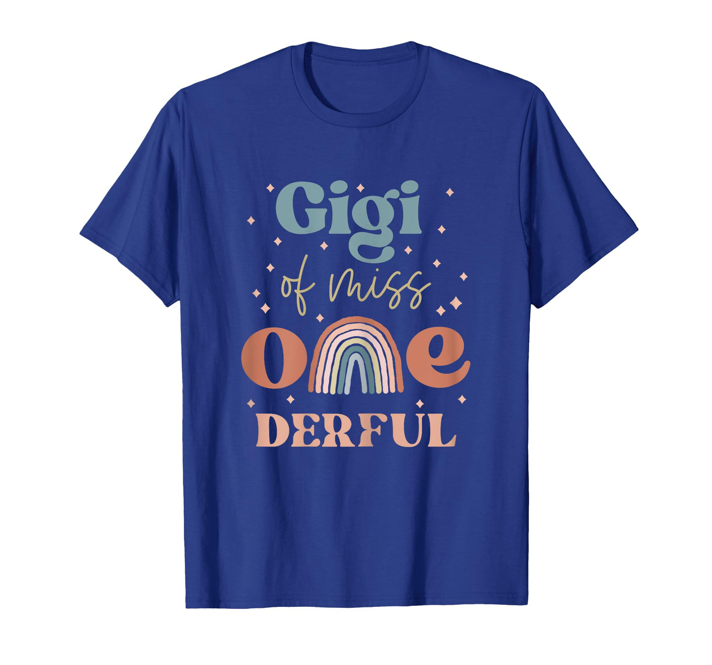 Gigi of Miss Onederful Boho Rainbow Daughter First Birthday T-Shirt