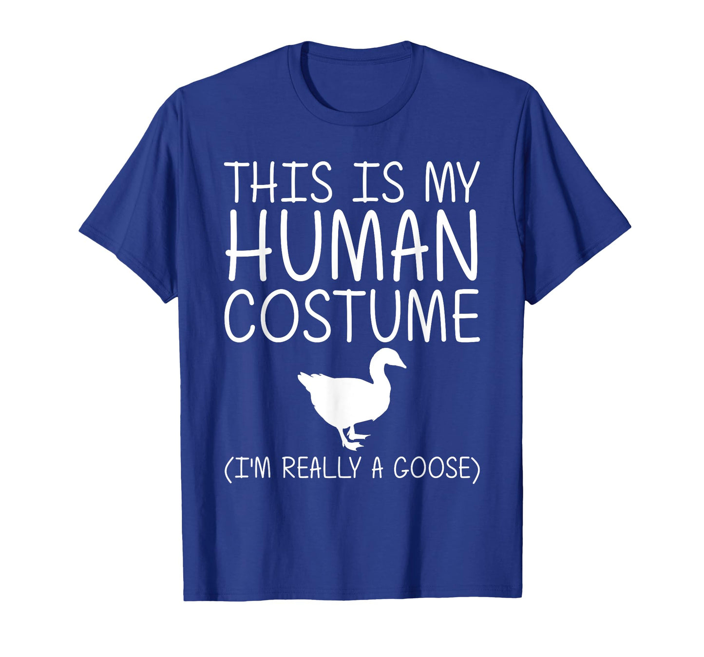 Goose Easy Halloween Human Costume Waterfowl Animal DIY Gift T-Shirt