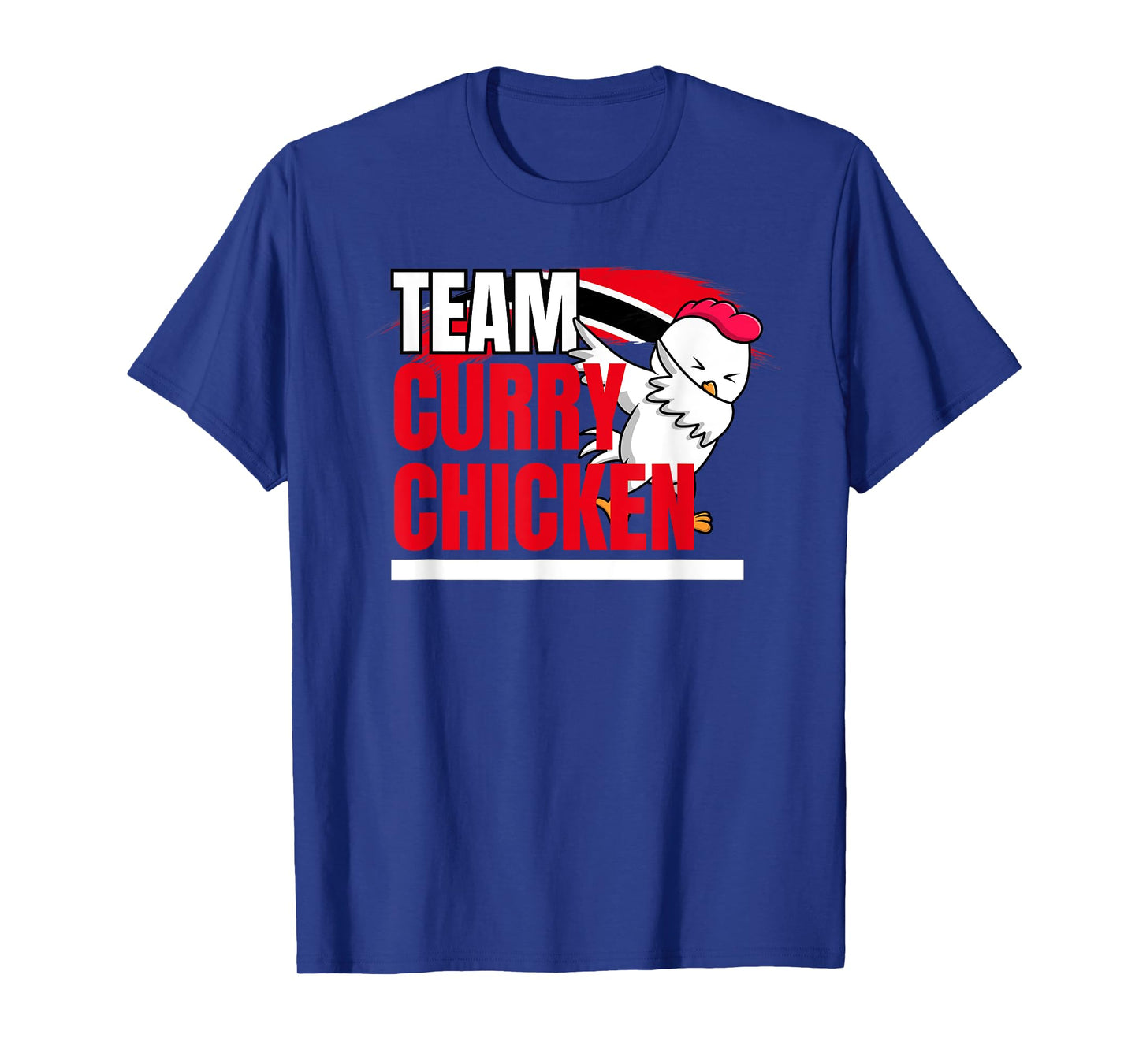 Team Curry Chicken - Trinidad and Guyana Patriotic Cricket T-Shirt