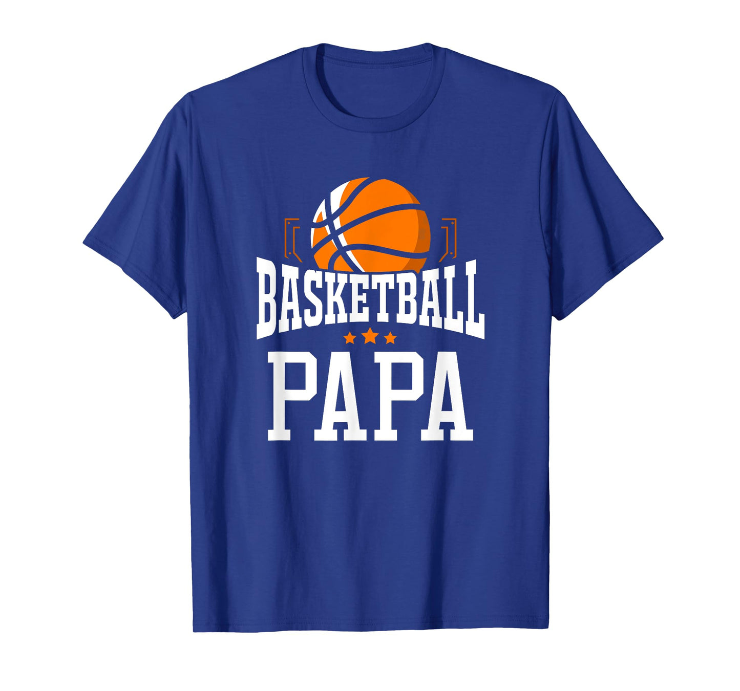 Basketball Papa Team Sports Fan T-Shirt