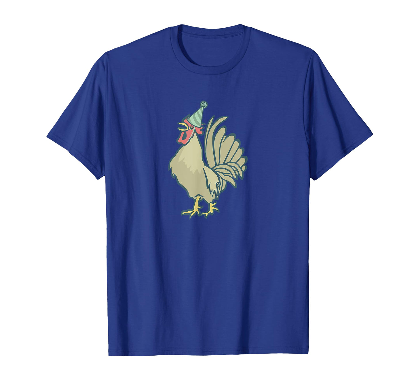 Birthday Rooster T-Shirt, Chicken Birthday Hat Rooster Kids T-Shirt