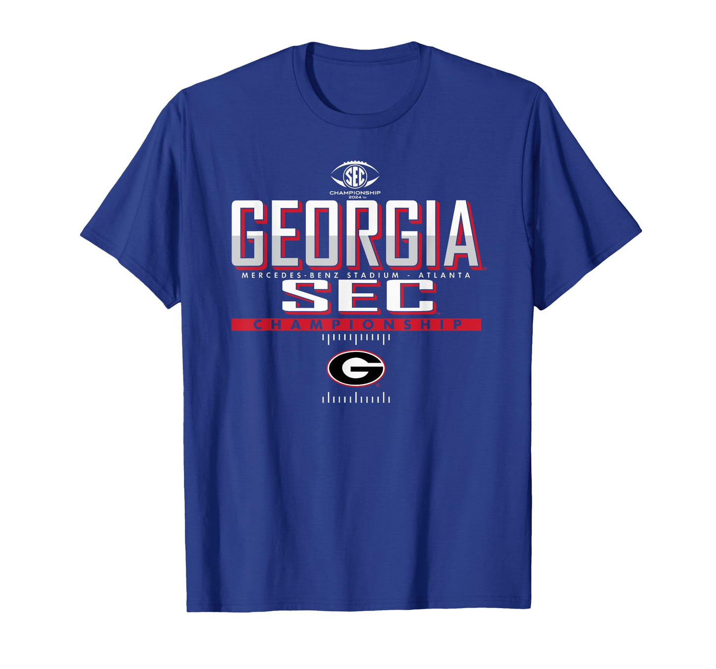 Elite Authentics Georgia Bulldogs SEC Championship 2024 Black T-Shirt