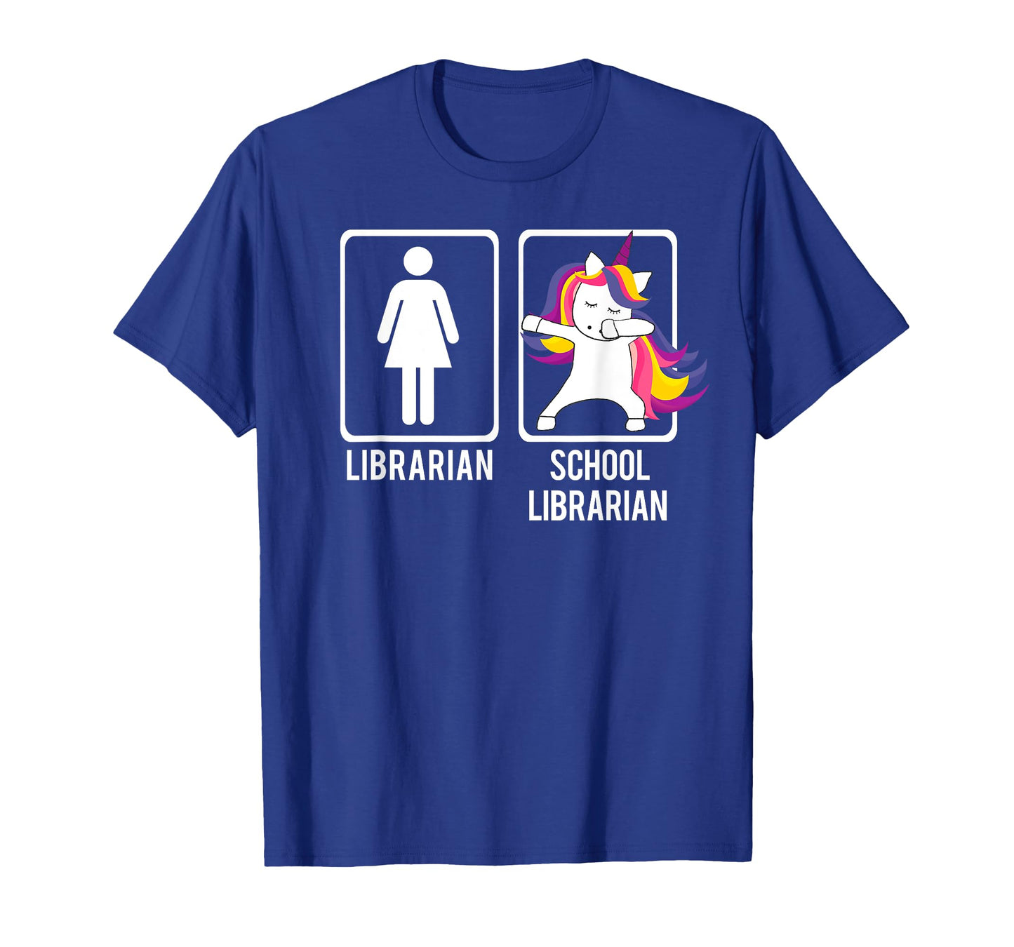 DABBING UNICORN SCHOOL LIBRARIAN Dabs Library Hip Meme T-Shirt