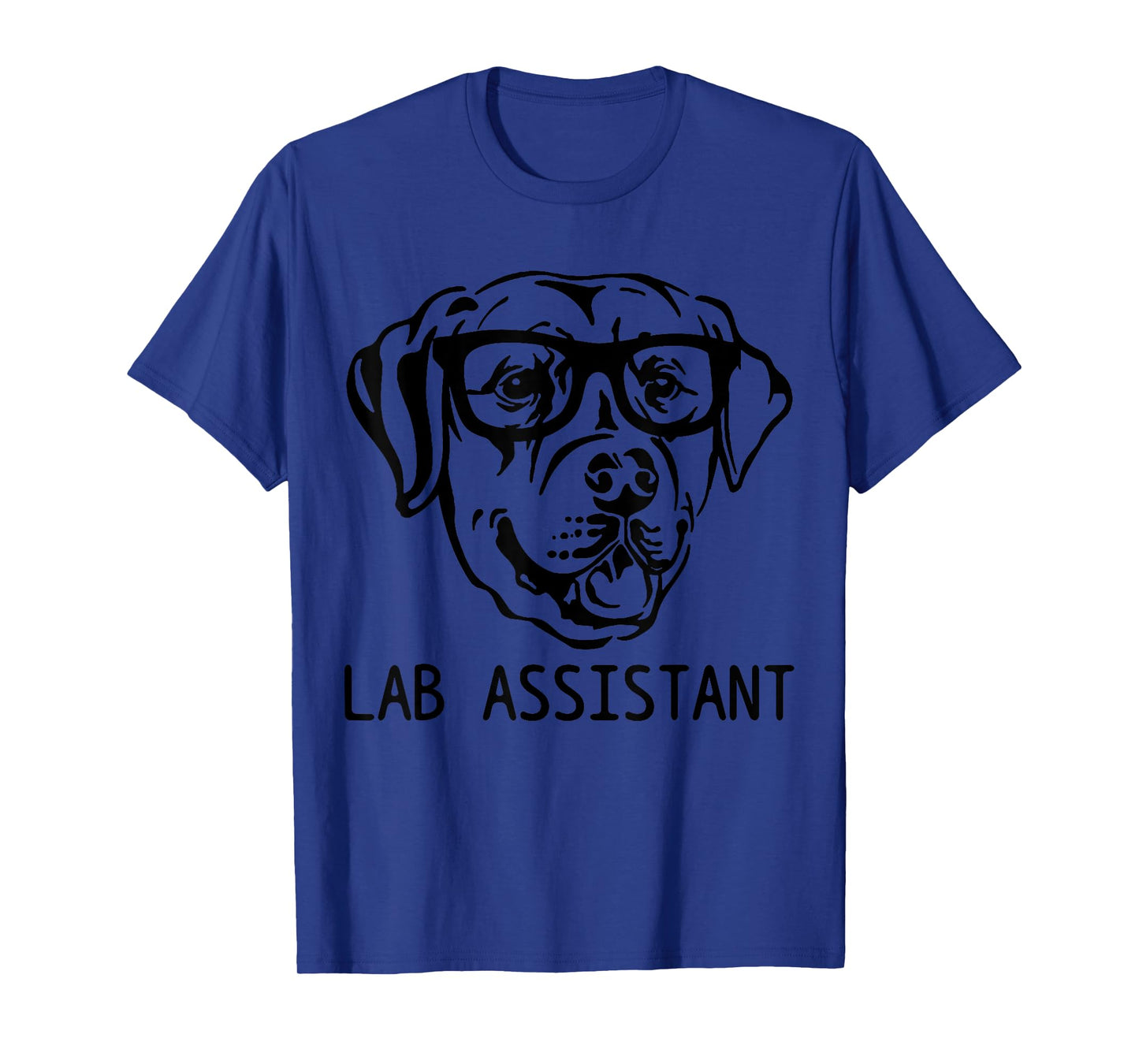 Lab Assistant Funny Labrador Retriever Mom Dad Dog T-Shirt