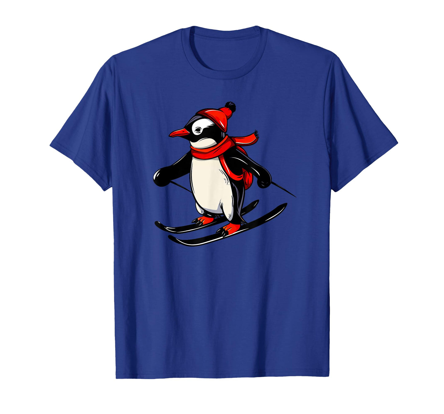 Cute Penguin Skiing - Skiing Penguin T-Shirt