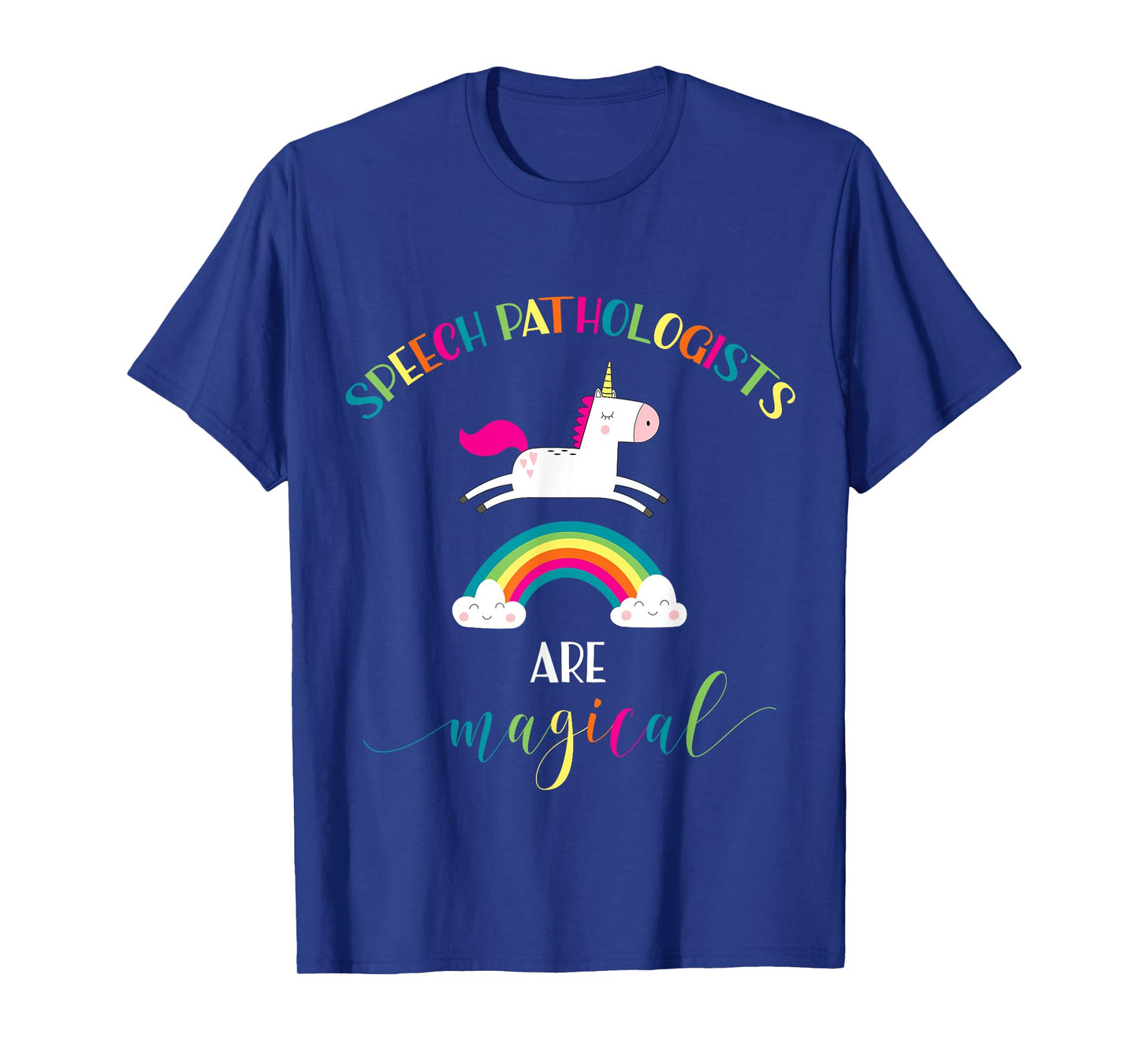 Speech Pathologist Appreciation Gift Shirt Unicorn SLP Magic T-Shirt