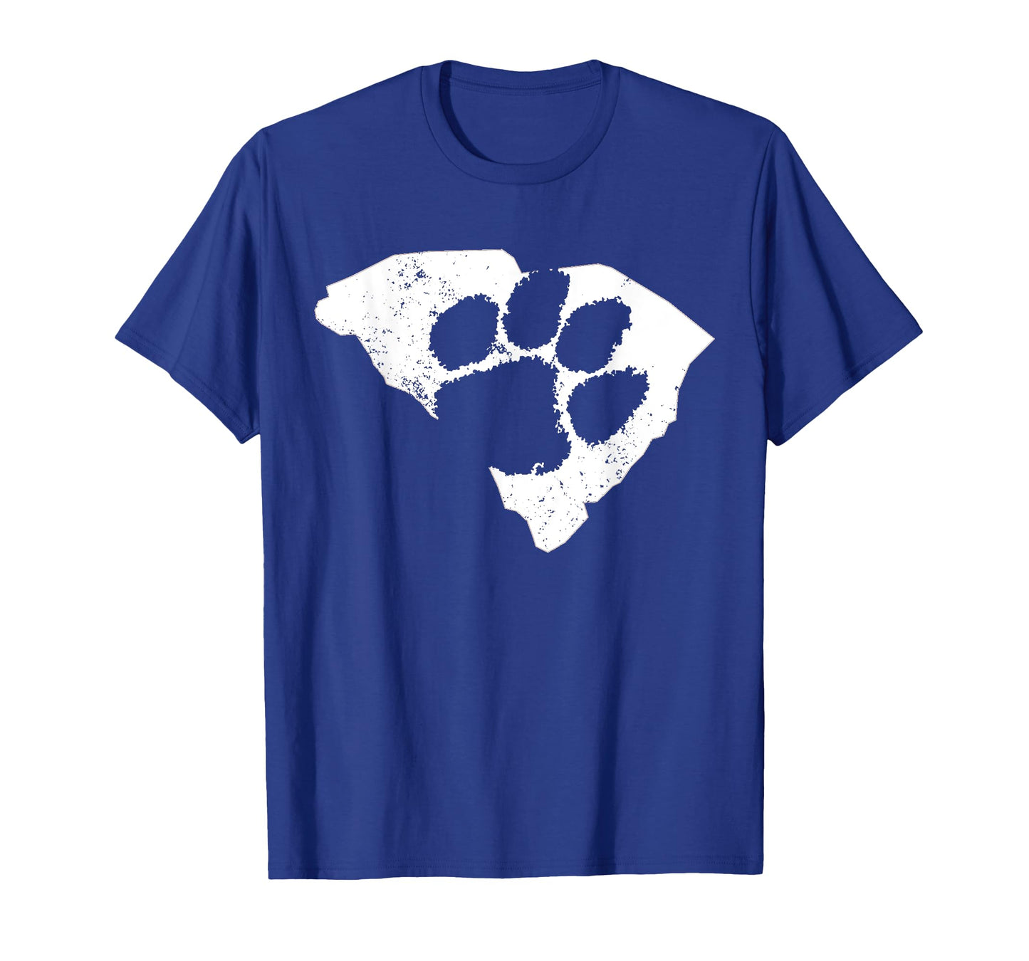 SOUTH CAROLINA SC T-SHIRT WITH PAW PRINT DISTRESSED T-Shirt