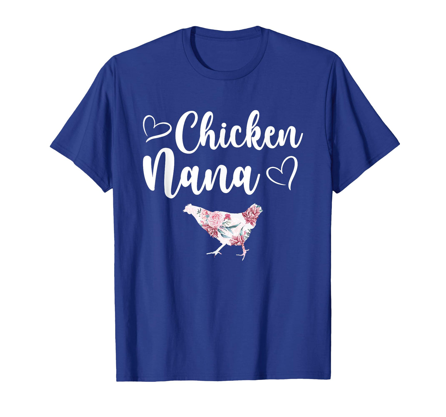 Chicken Nana Heart Chicken Owner Chicken Farmer T-Shirt