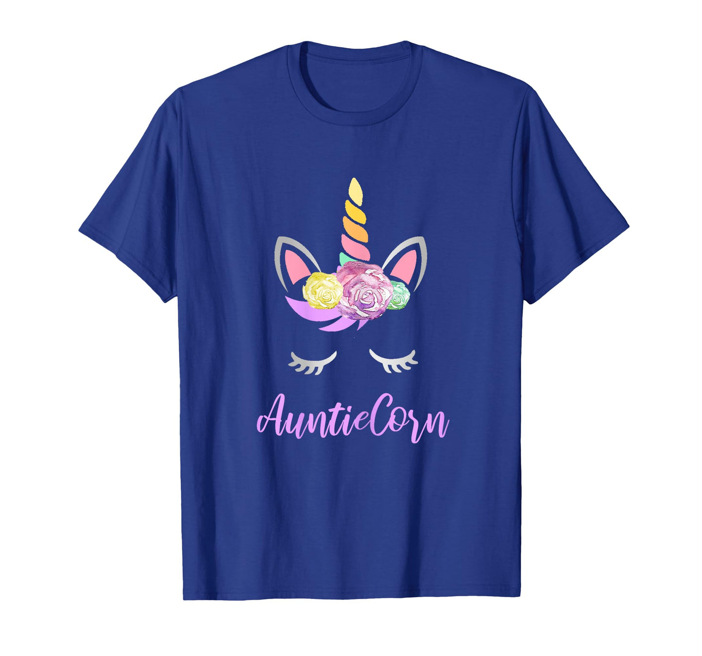 Aunticorn Unicorn Aunt of the Birthday Girl Unicorn T-Shirt