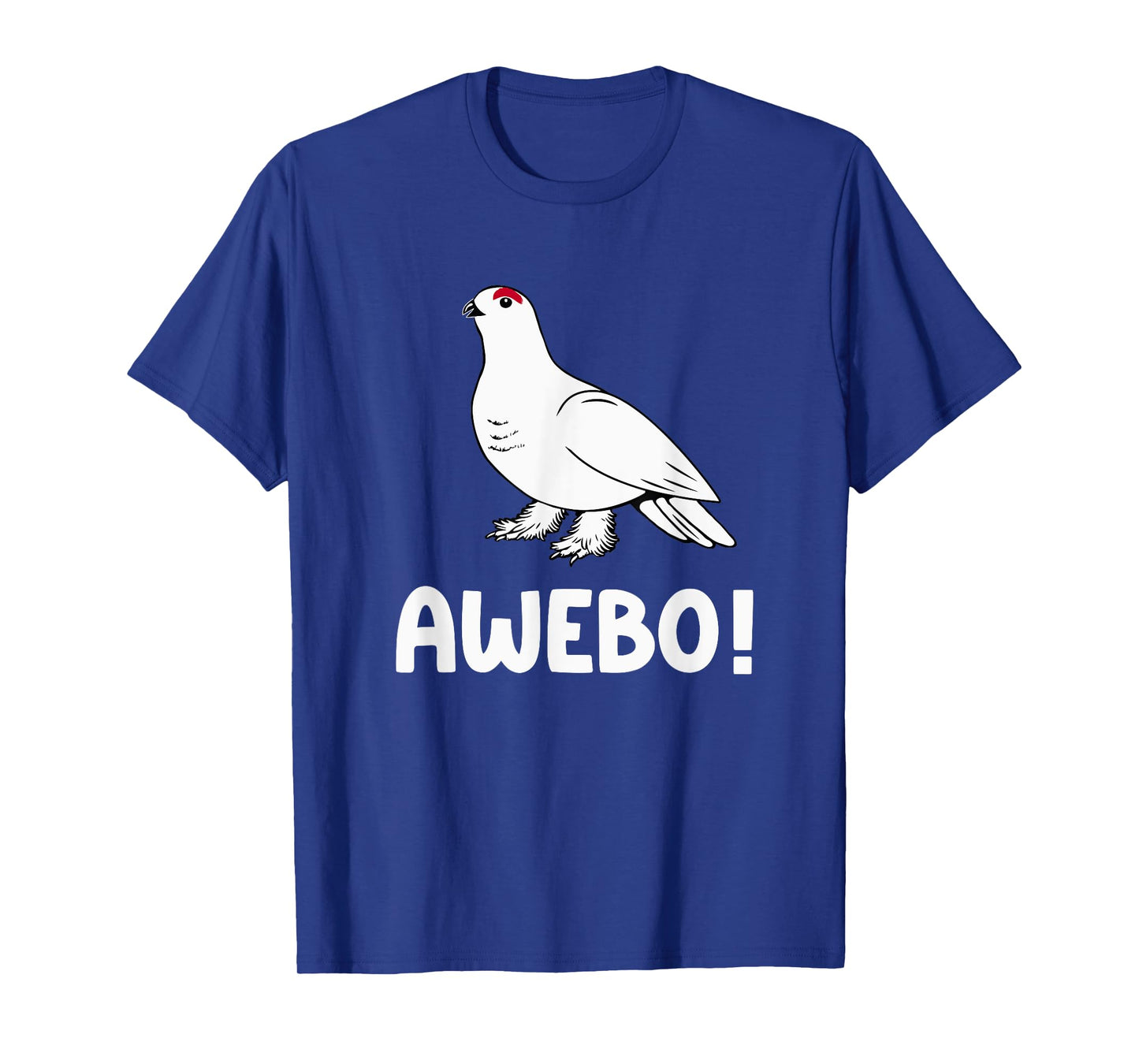 Awebo Meme Willow Ptarmigan Awebo Bird Funny Arctic Chicken T-Shirt