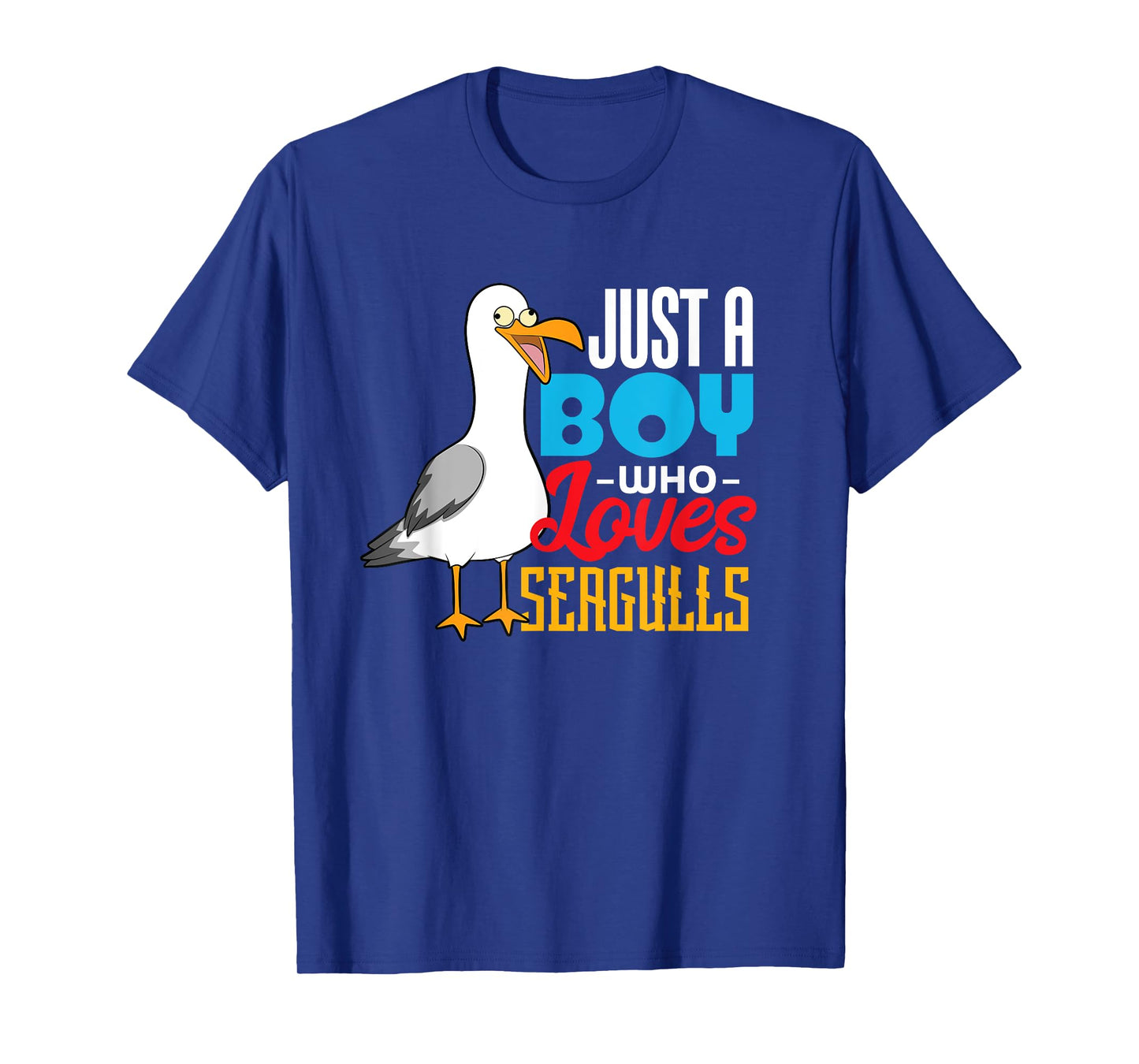 Just A Boy Who Loves Seagulls T-Shirt