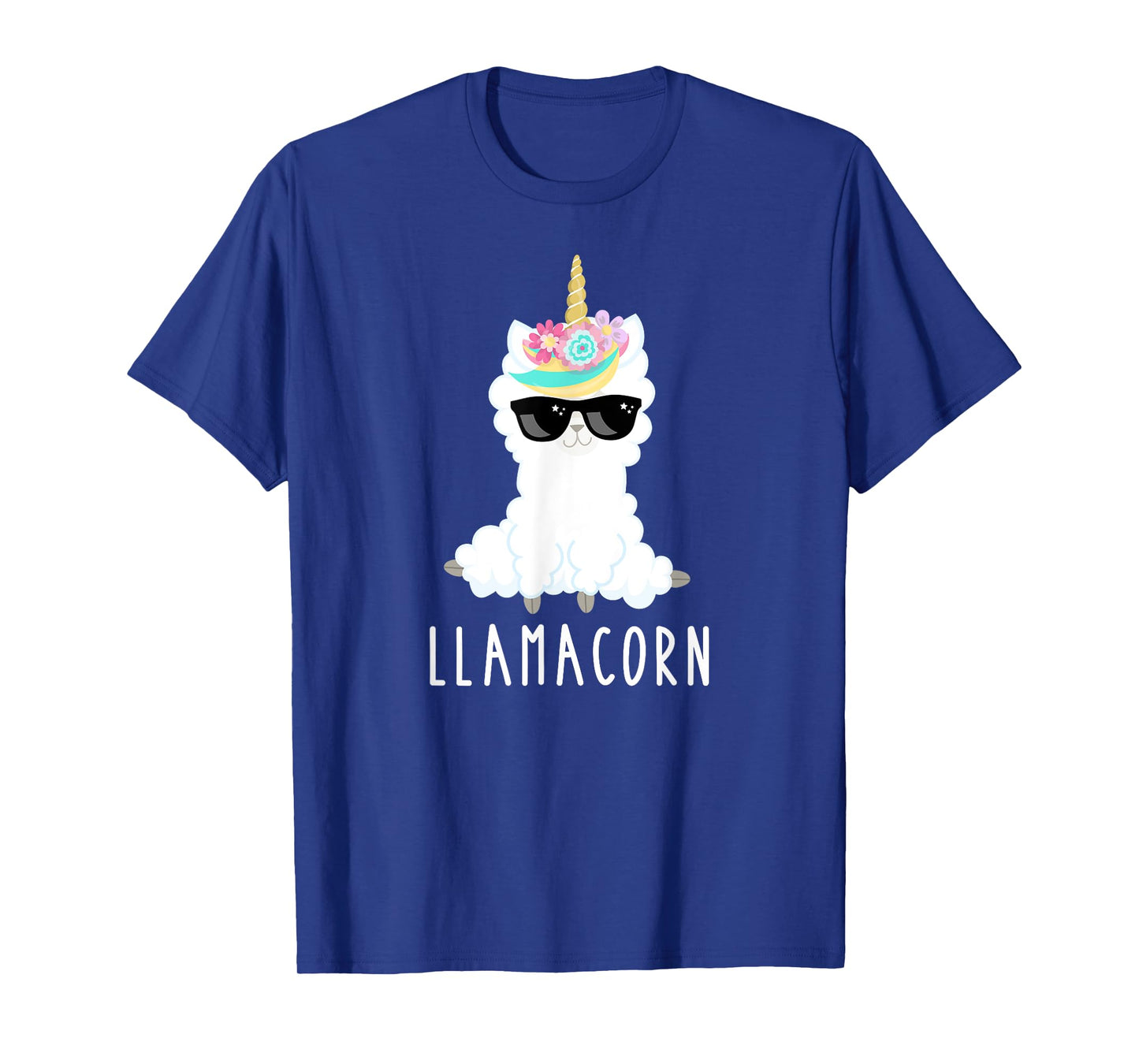 Llamacorn Shirt Girls Tshirt Llama Unicorn Funny Kids Gift T-Shirt