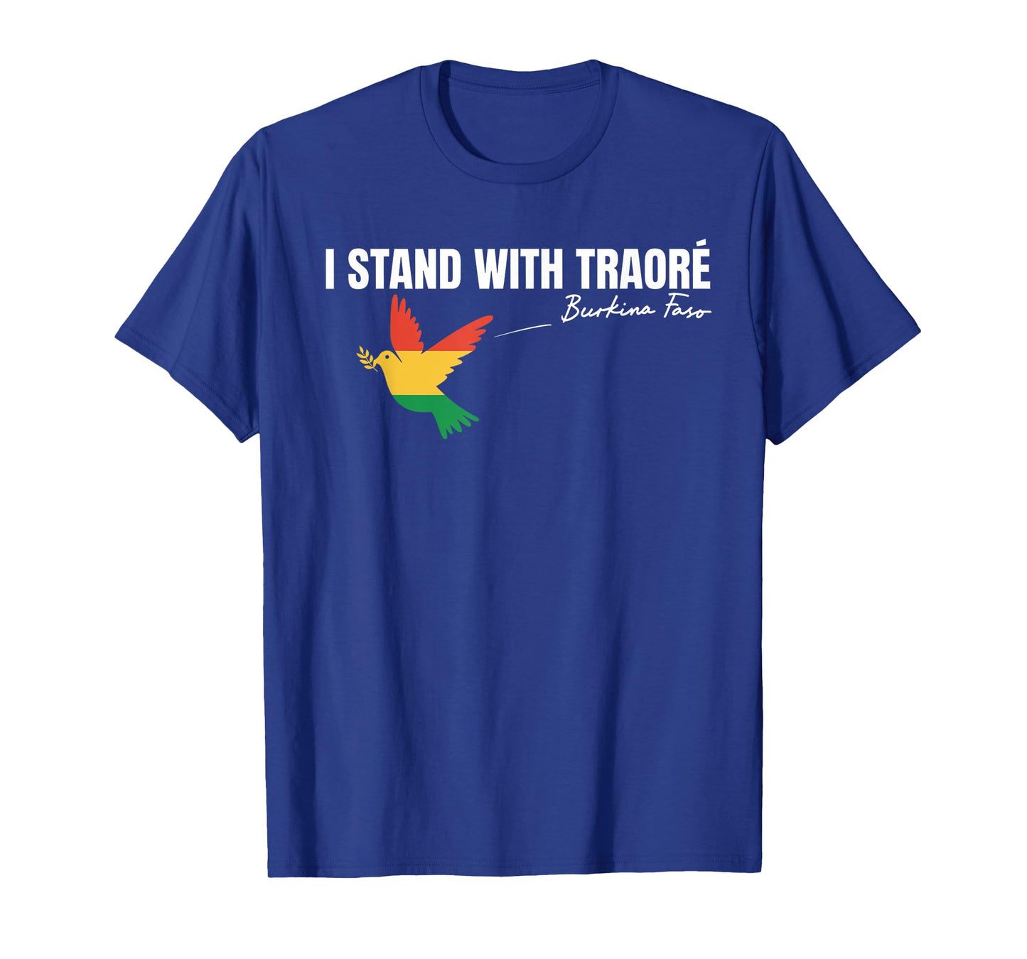 I Stand With Burkina Faso-Ibrahim Traoré Retro Bird T-Shirt