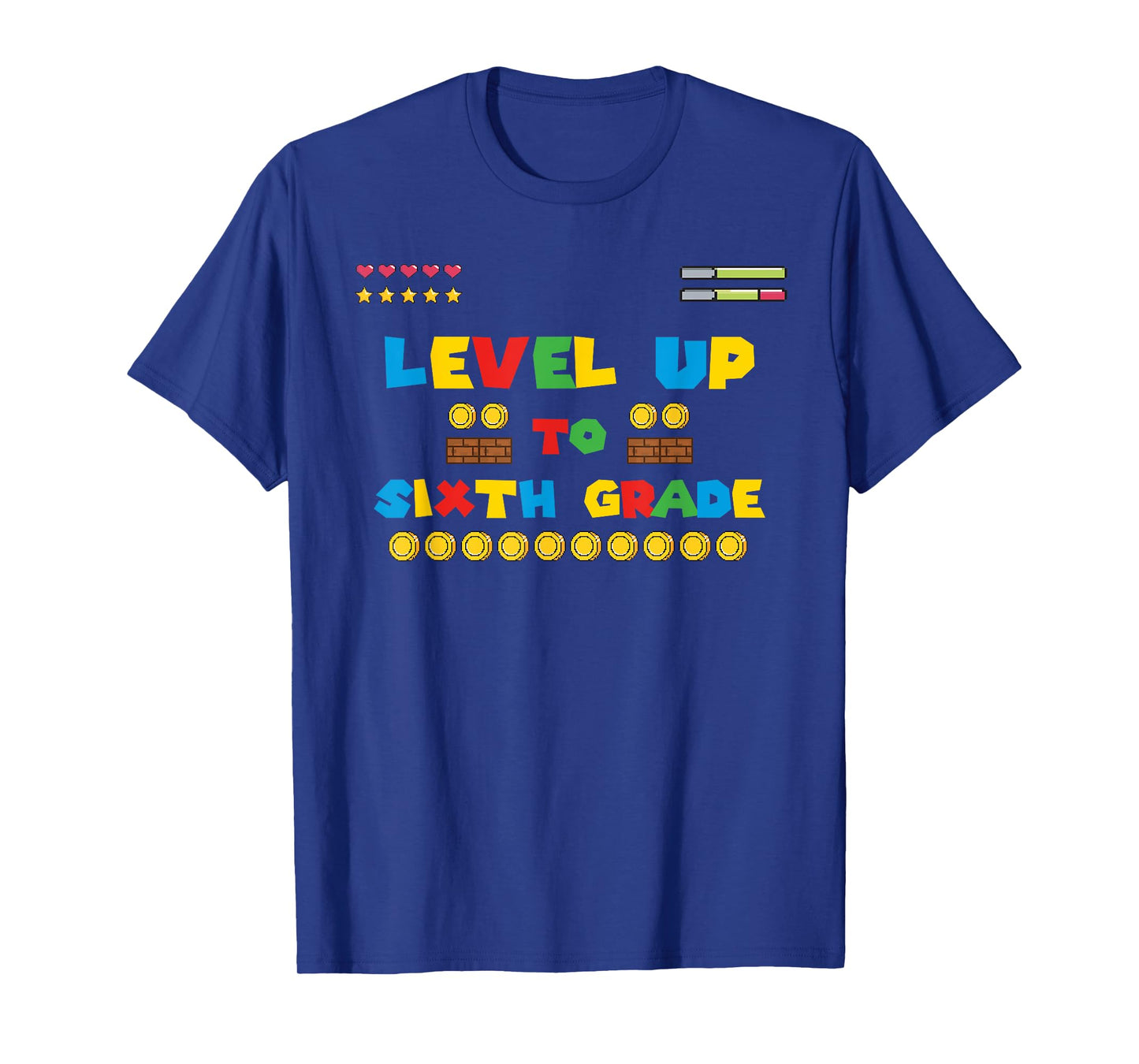 Level Up To Sixth Grade - 6th Grade Gaming Back to School T-Shirt