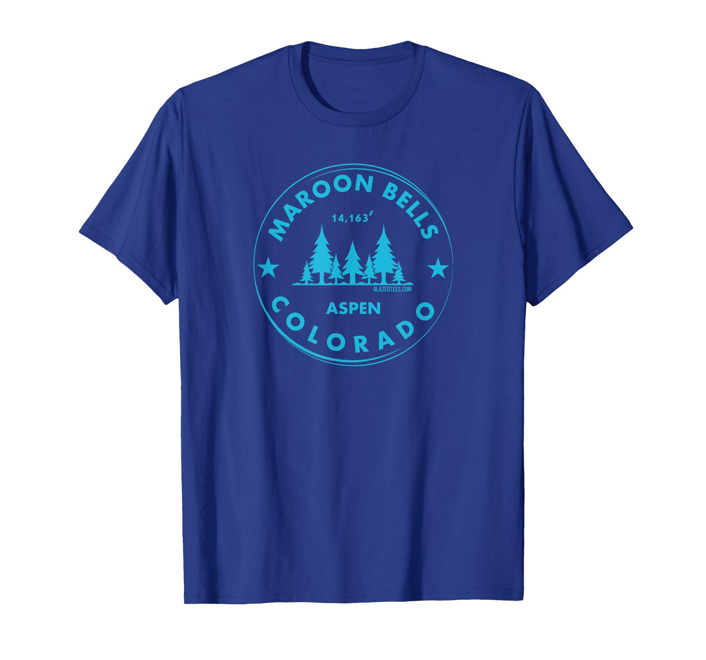 Maroon Bells Aspen Colorado Bluebird Forest Mountain T-Shirt