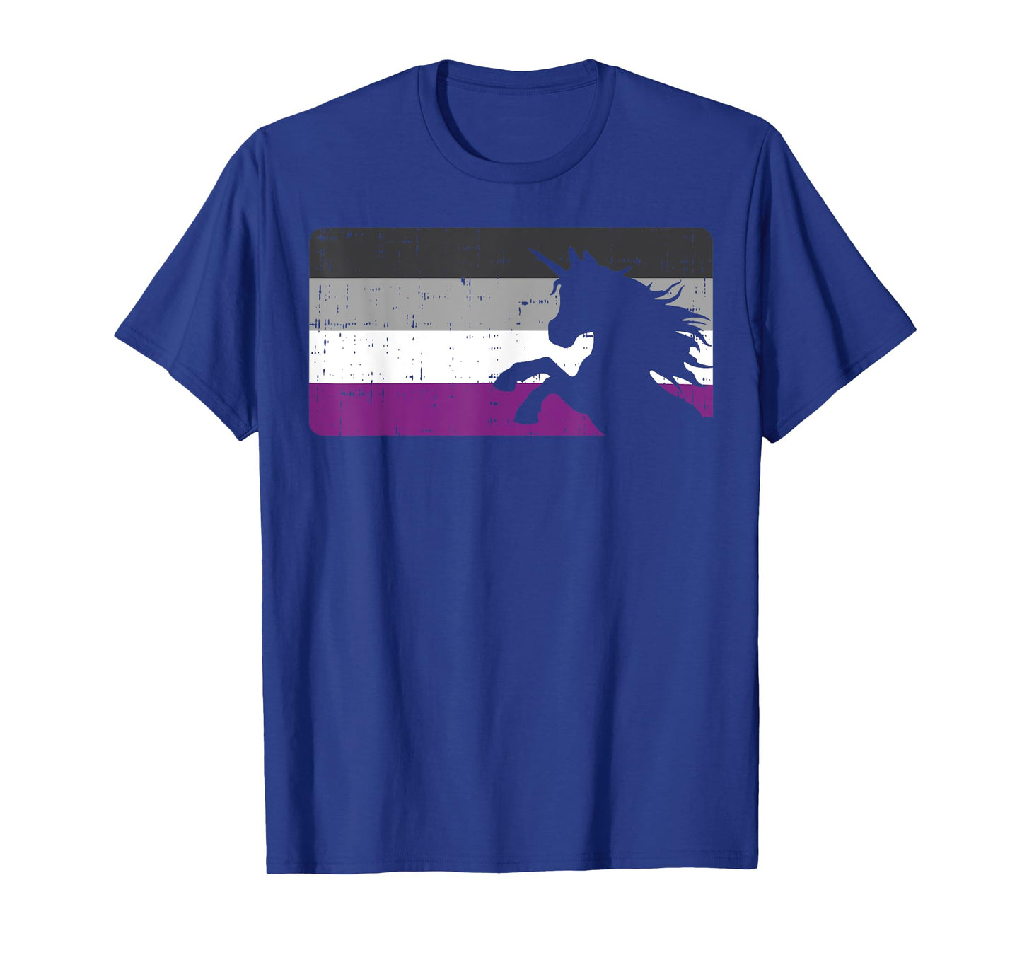 Asexual Pride Flag Unicorn Majestic Animal Ace LGBTQ Gift T-Shirt