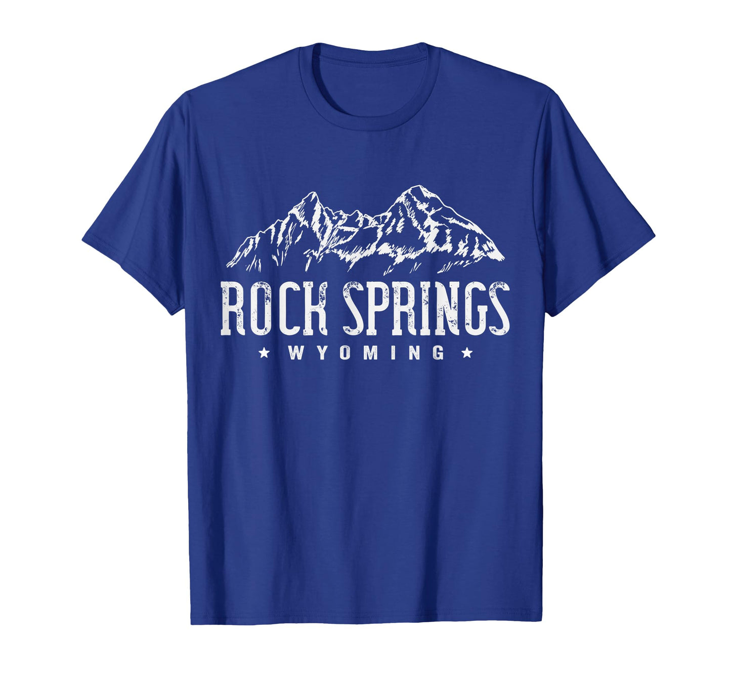 Rock Springs Wyoming Mountain Vintage Men Women T-Shirt