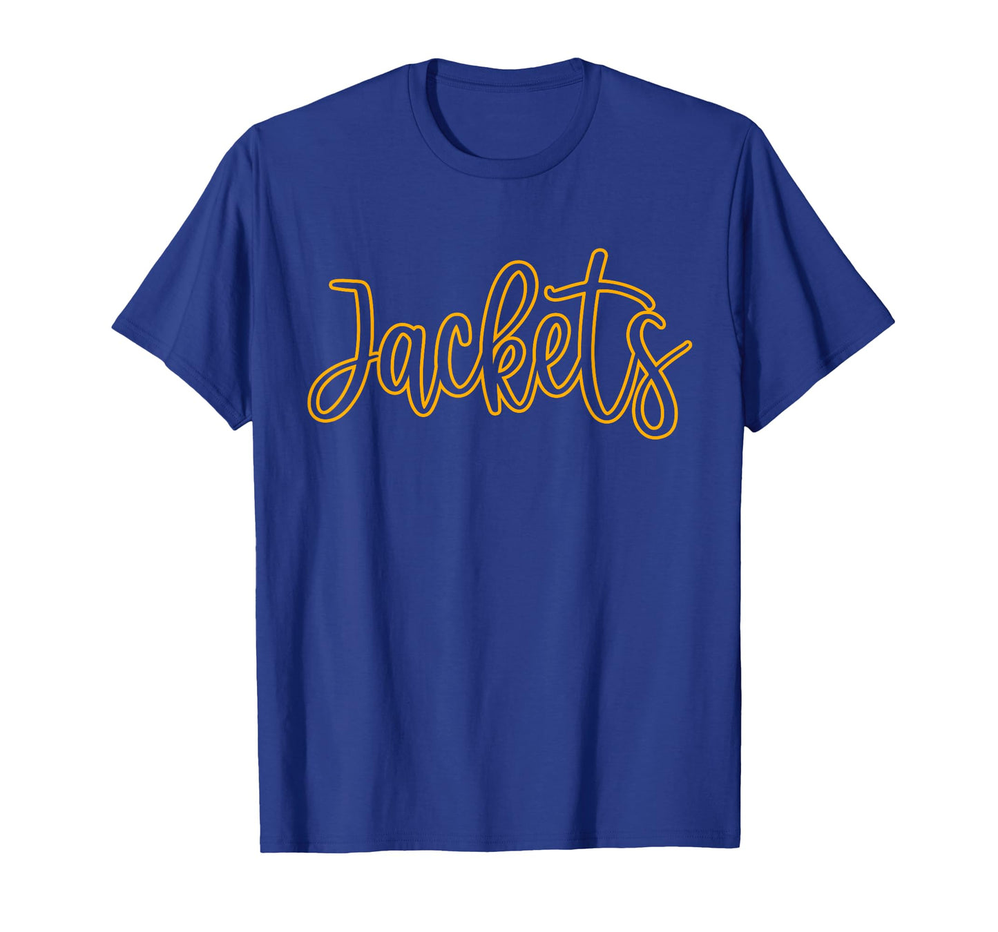 Jackets Mascot School Sports Fan Team Spirit T-Shirt