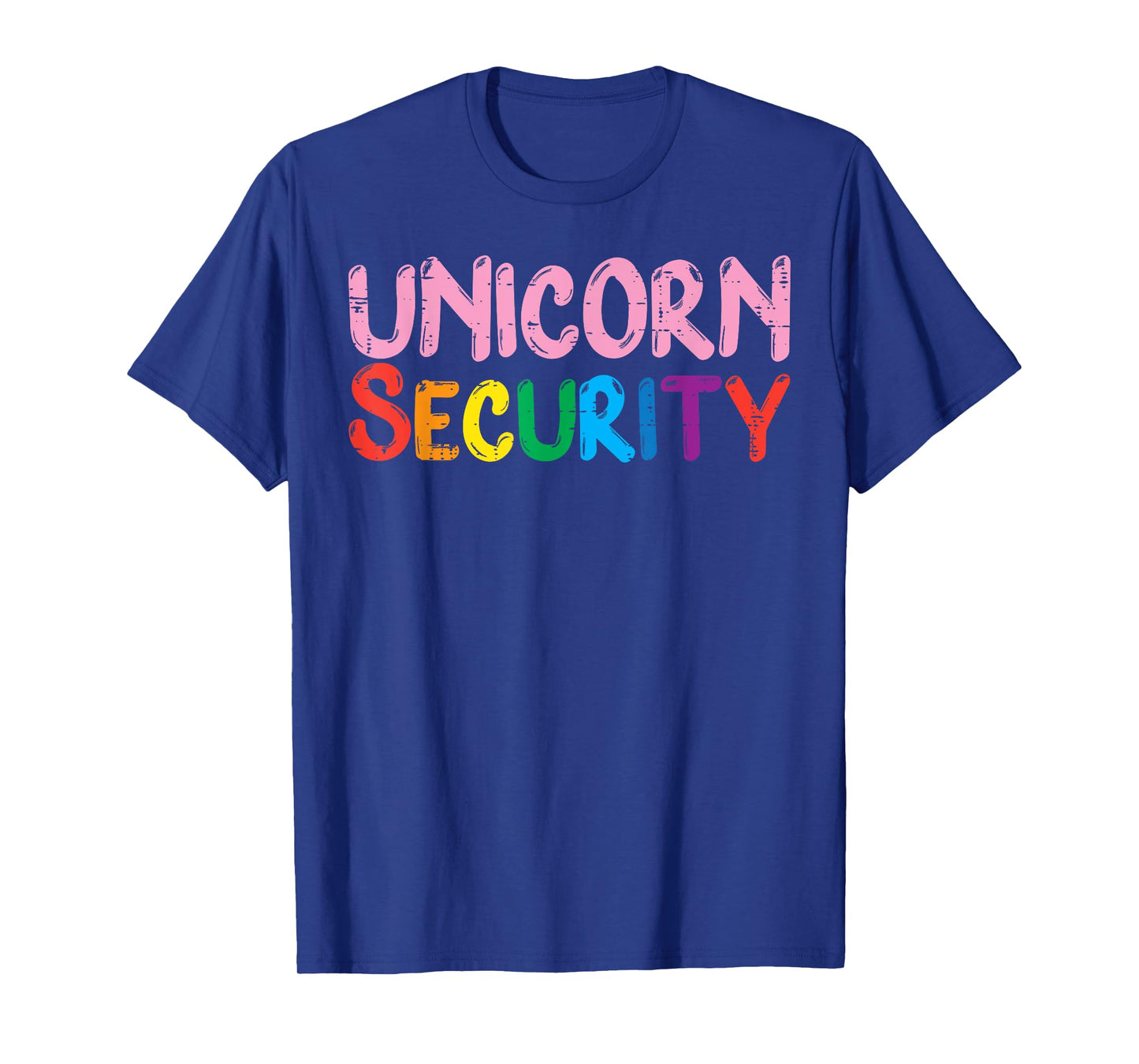 Unicorn Security Dad Brother Halloween Costume Men Boys T-Shirt