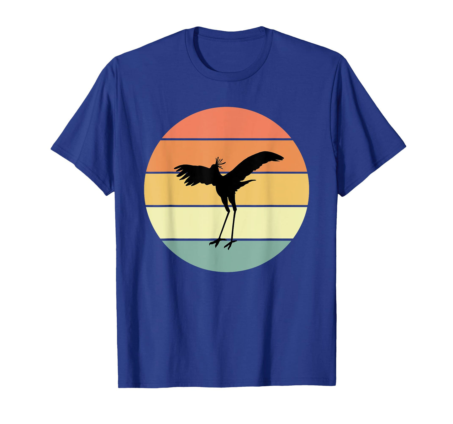 Retro Secretary Bird Apparel Birds Love Birding T-Shirt