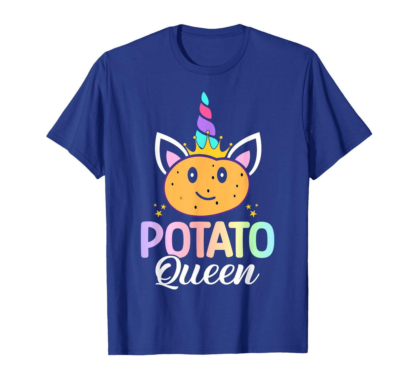 Potato Queen Female Potato Lover Girl T-Shirt
