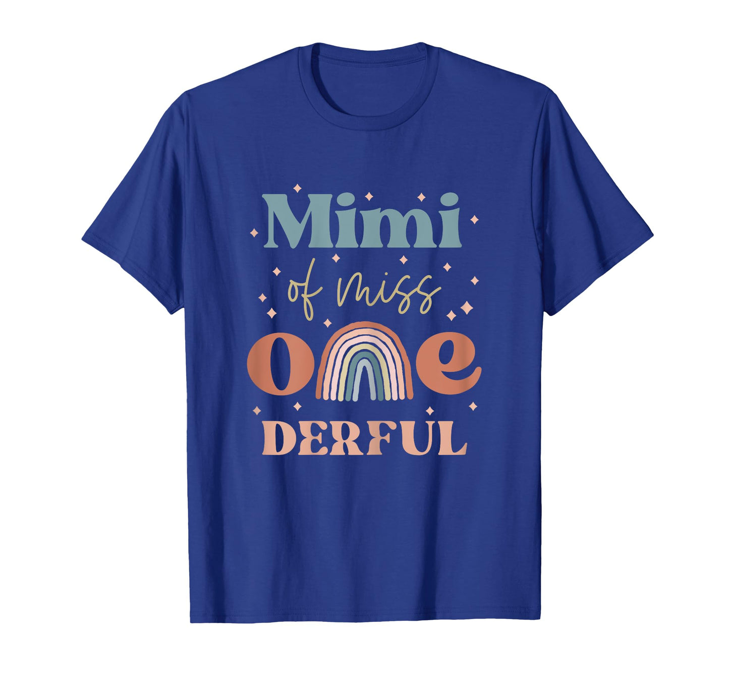 Mimi of Miss Onederful Boho Rainbow Daughter First Birthday T-Shirt