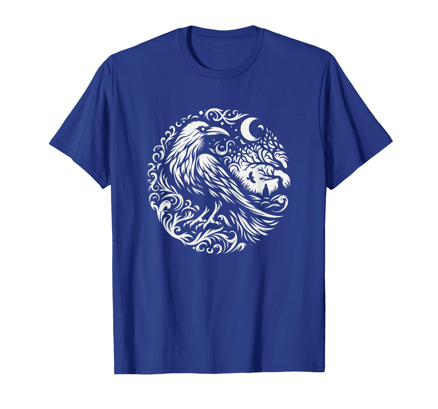 Raven Graphic Art Crow Design For Women And Men T-Shirt