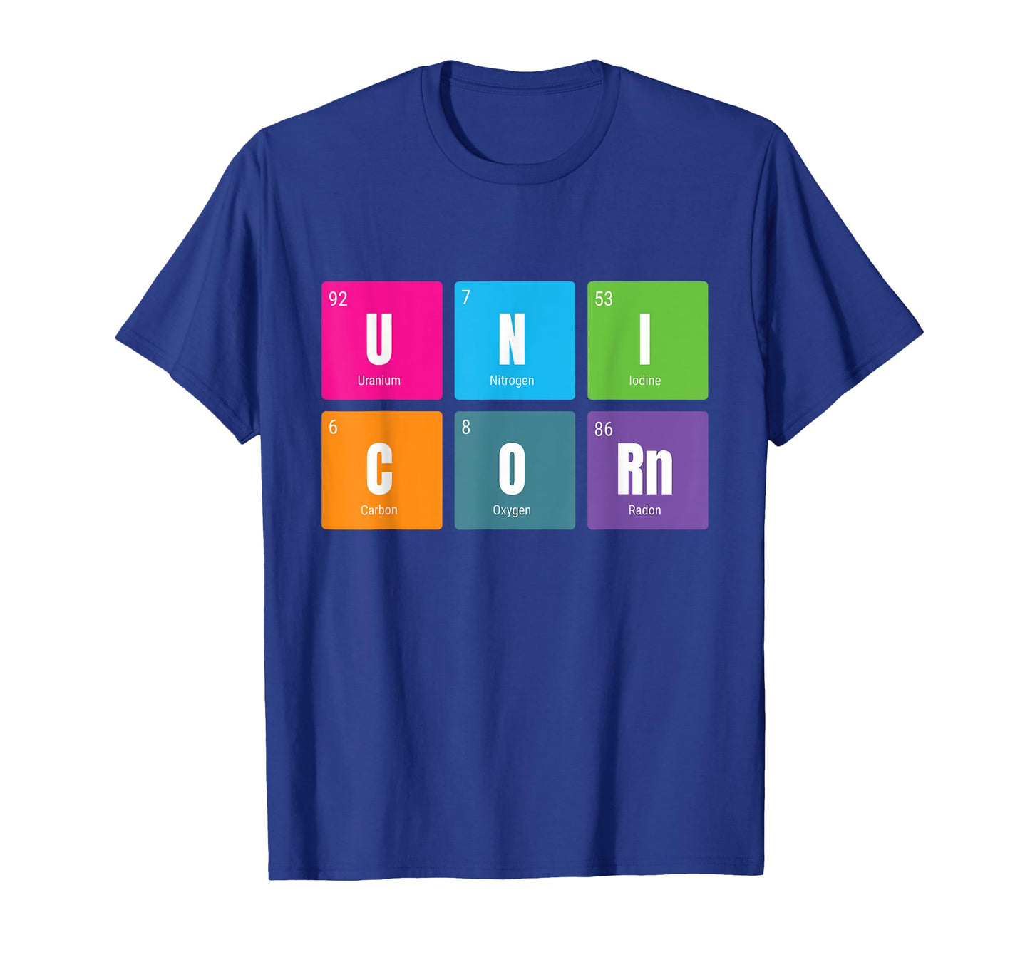 Periodic Table Rainbow Unicorn - Mystical Creature T-Shirt