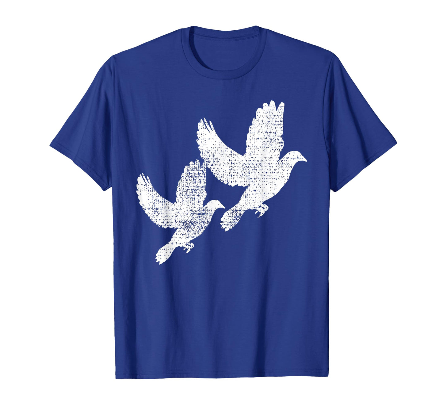 Dove Vintage T-Shirt Flying Two Pigeon Tee Bird Gift T-Shirt