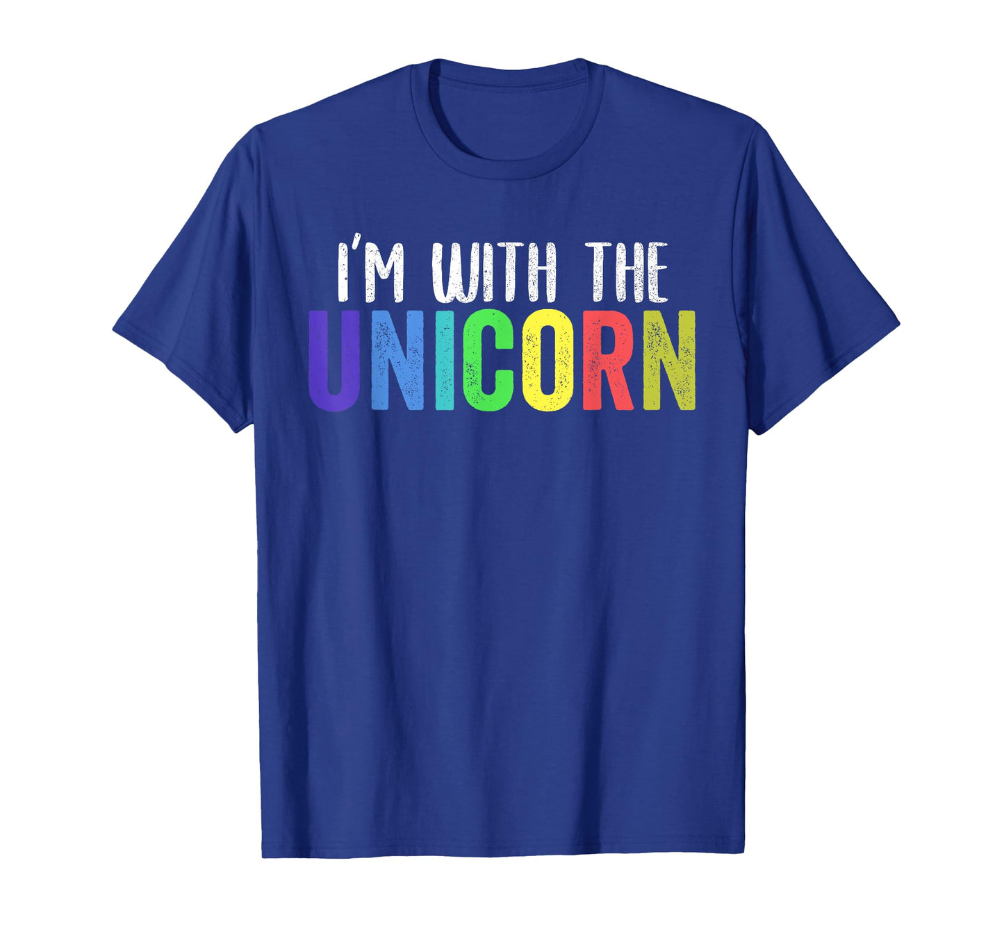 Halloween Costume for Parents Daughter I'm With The Unicorn T-Shirt
