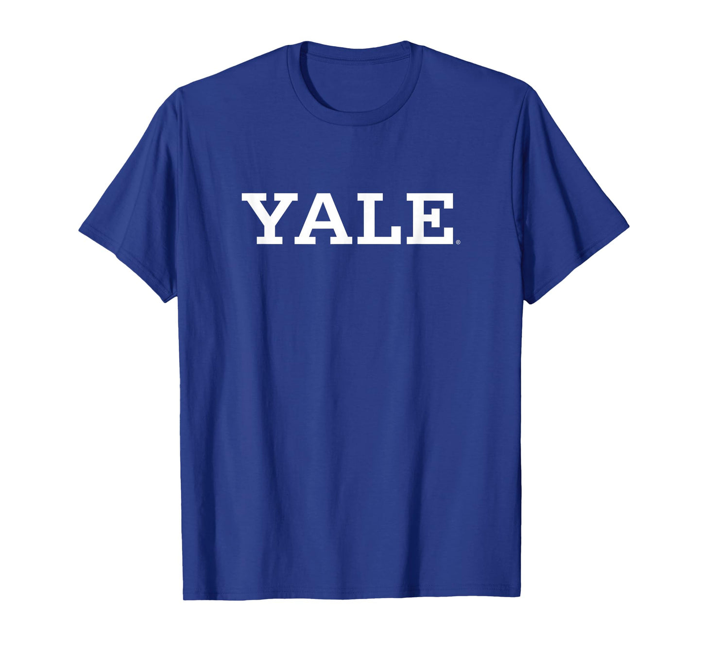 License Champs Yale Bulldogs Unisex-Adults Blue Short Sleeve T-Shirt