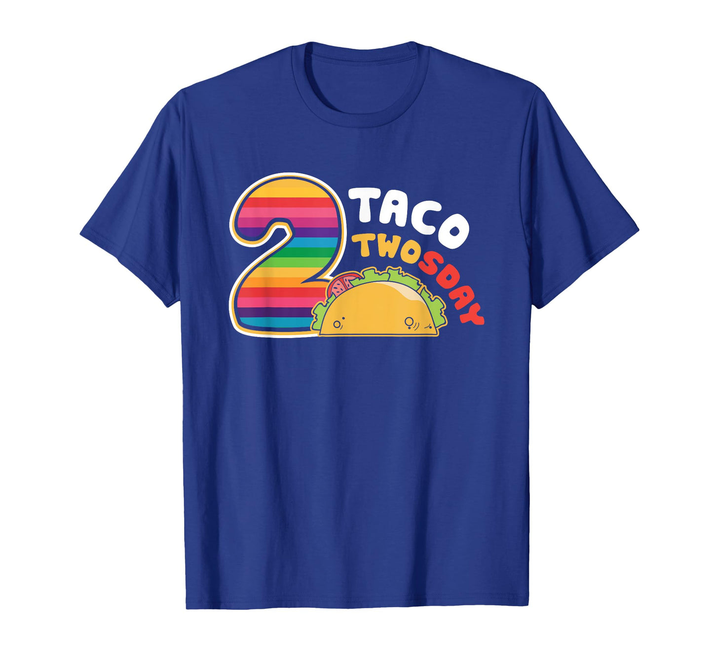 Taco Twosday 2nd Birthday Gift for Kids Boy Girl T-Shirt