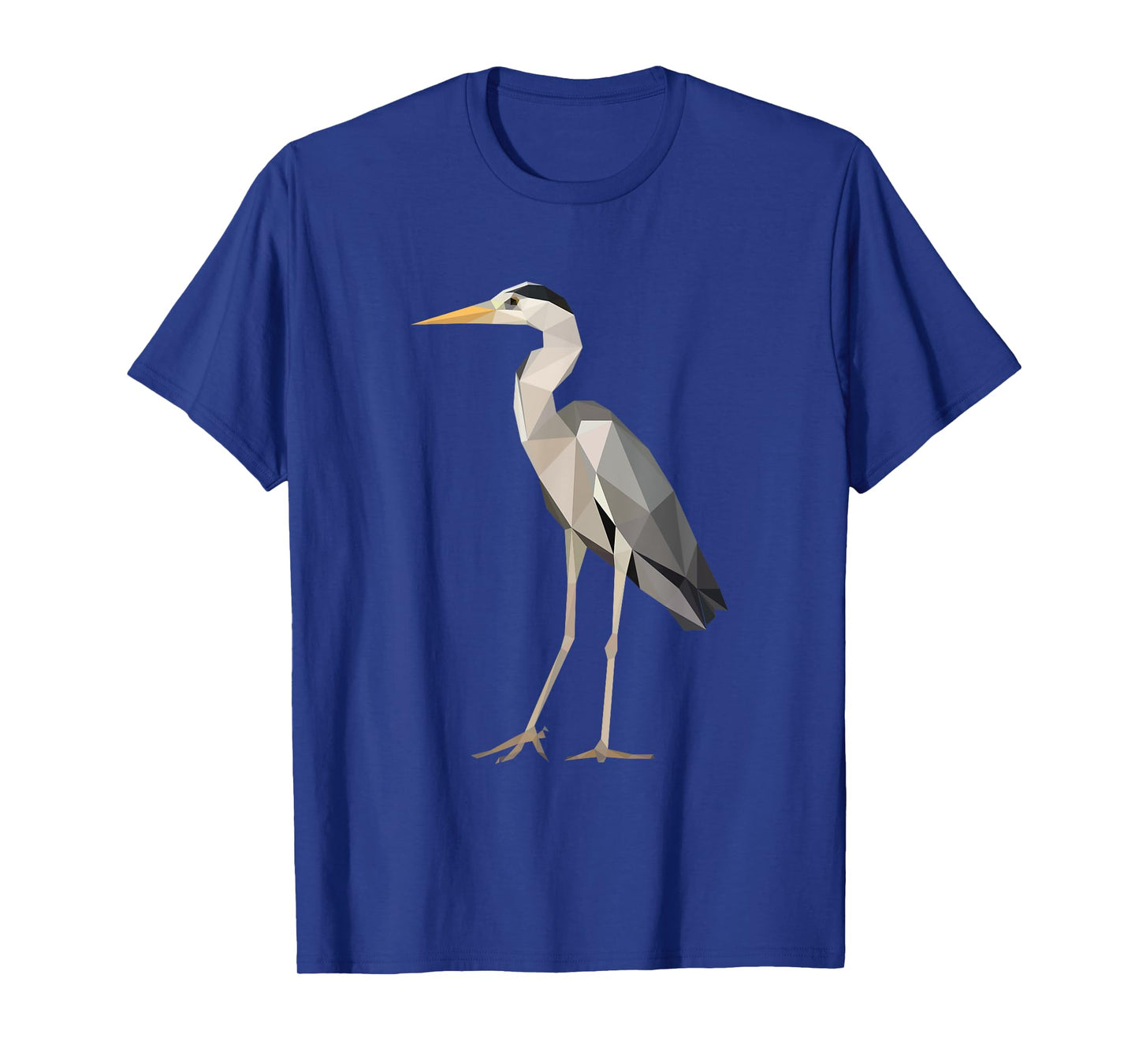 Poly Heron Wildlife Bird Birdwatcher T-Shirt