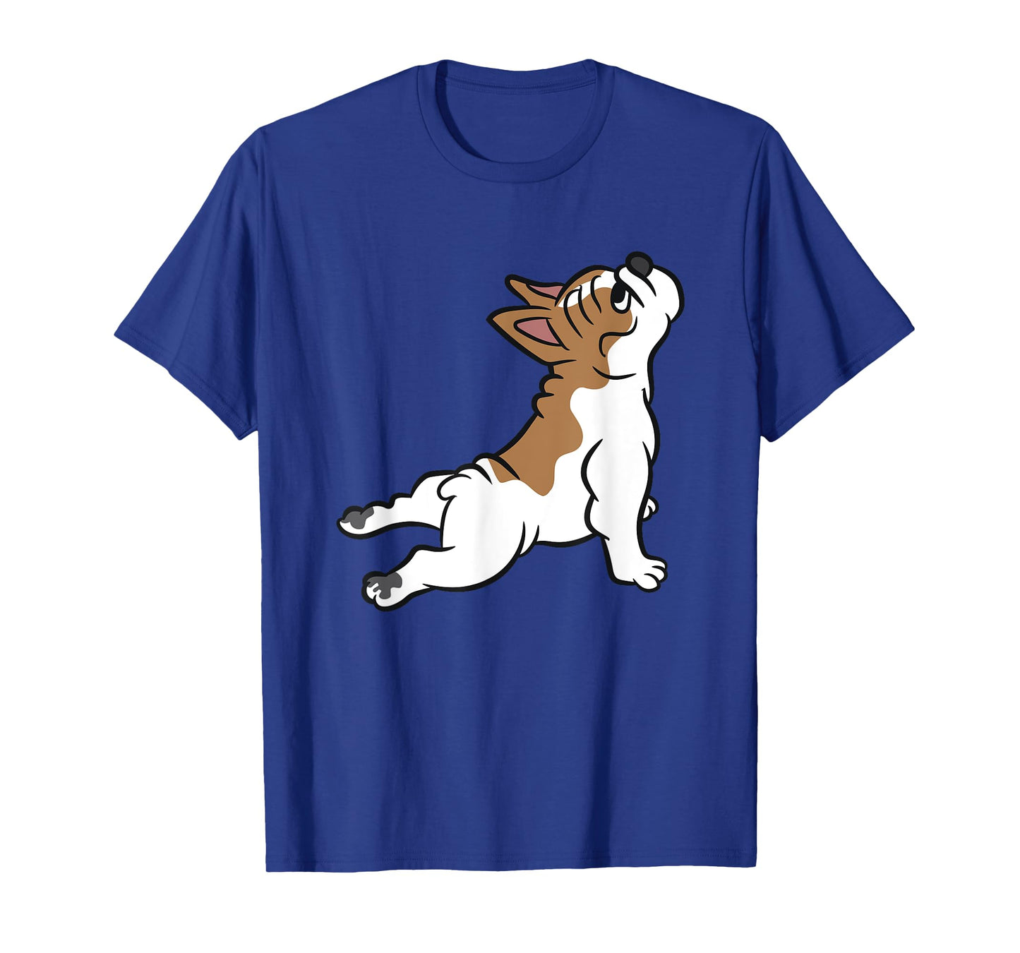 Cute French Bulldog Dog Yoga French Bulldog Men Women Girls Kids T-Shirt