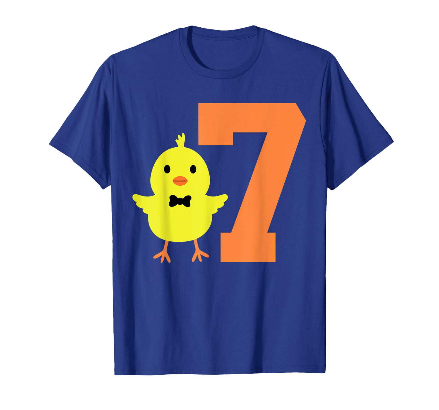 Kids 7th Birthday Chicken Themed Cute 7 Year Old Boys Chick T-Shirt