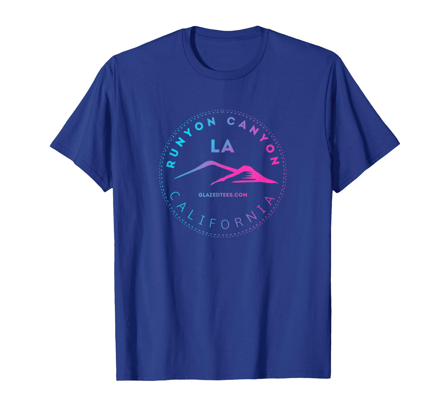 Runyon Canyon Los Angeles - Retro Hollywood California T-Shirt