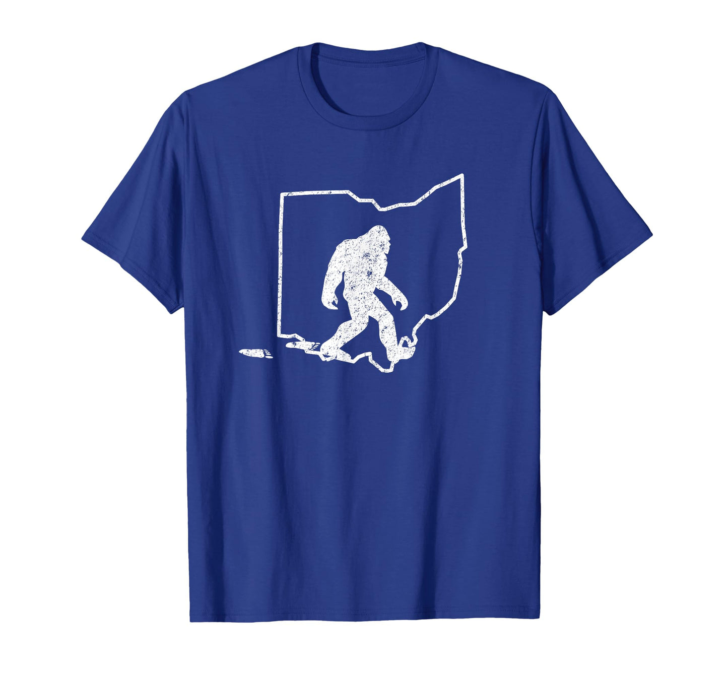 State of Ohio Vintage Pride Bigfoot Hunter T Shirt T-Shirt