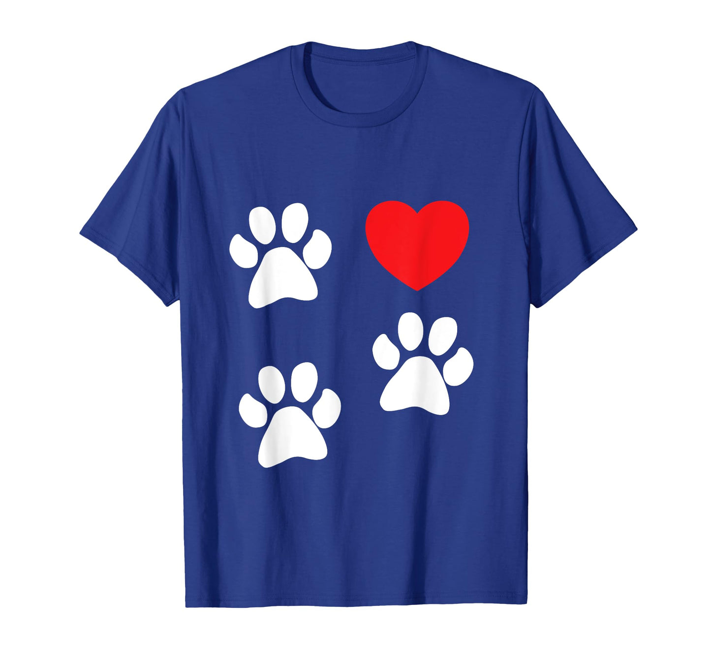 Tripod print 3-Legged Dog Amputee Love Paws Heart T-Shirt