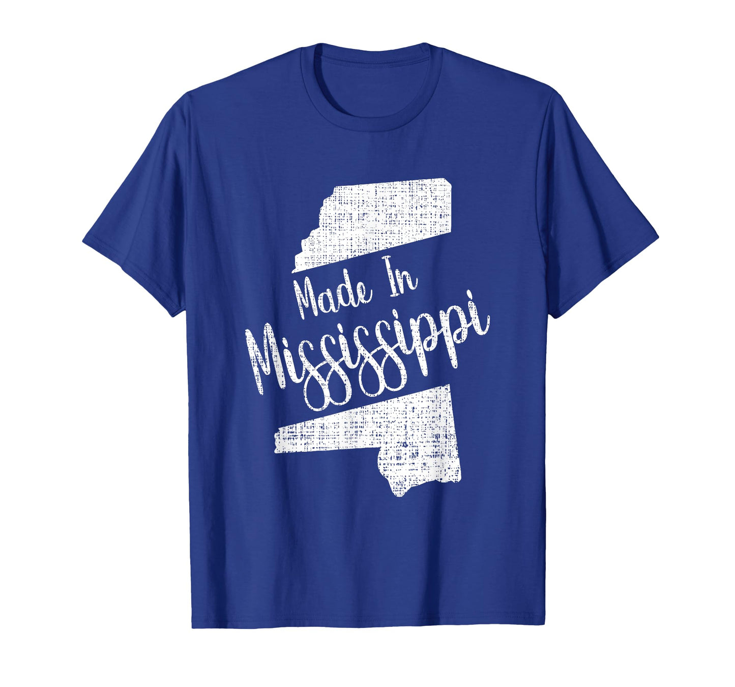 Mississippi State Map Souvenir Gift T-Shirt